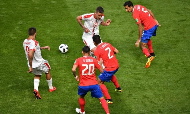 कोष्टारिकाबिरुद्ध सर्बियालाई अग्रता