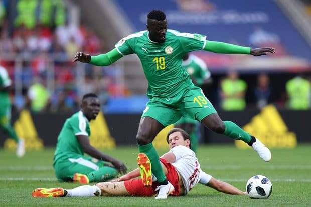 पोल्याण्डविरुद्ध पहिलो हाफमा सेनेगललाई १ - ० को अग्रता