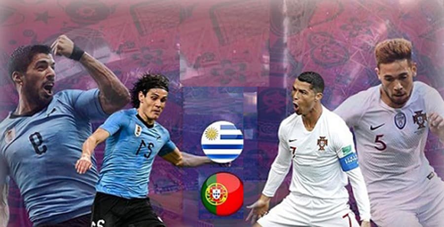 विश्वकप : उरुग्वे र पोर्चुगलबीचको खेल सुरु