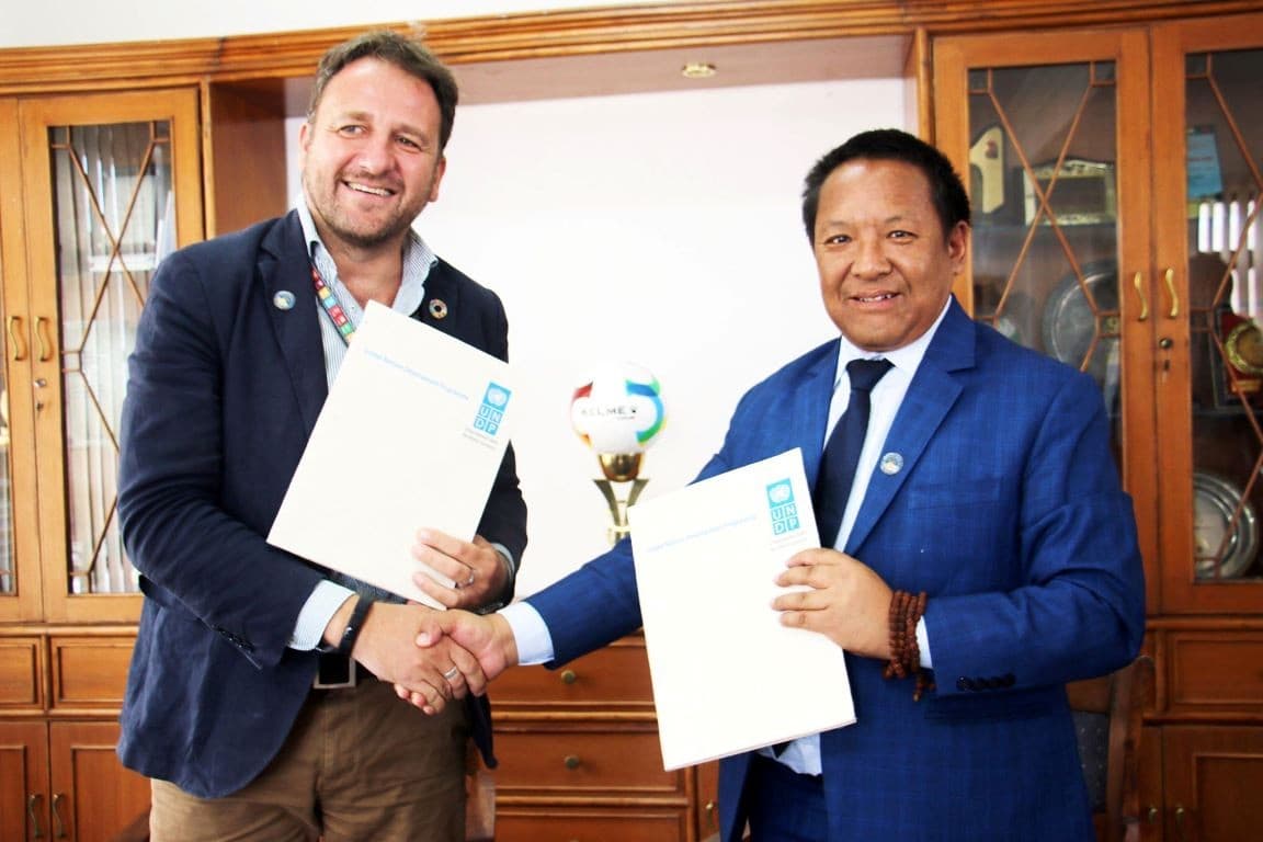 एन्फा र युएनडीपीबीच सहकार्य