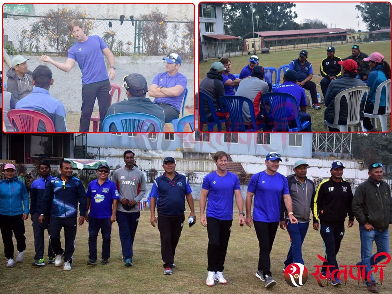 क्रिकेट हस्ती जोन्टी रोड्ससंग नेपाली प्रशिक्षक