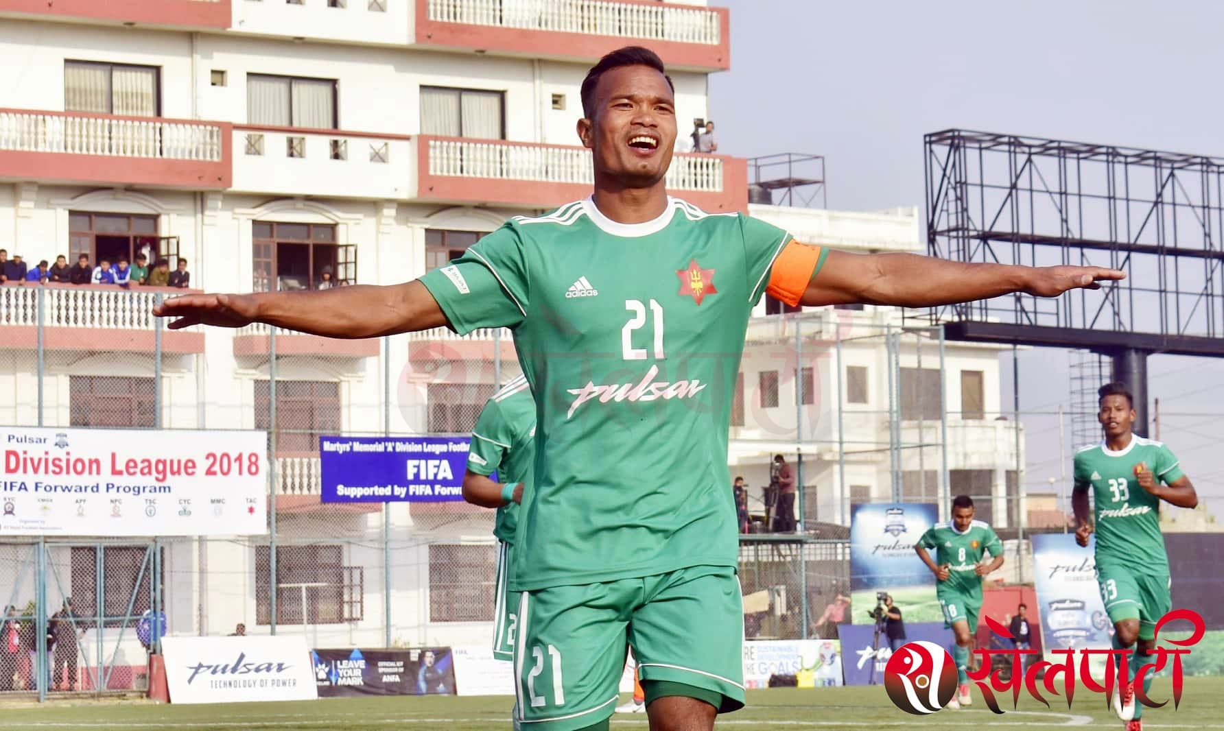 कप्तान भरतको दुई गोलमा आर्मी विजयी