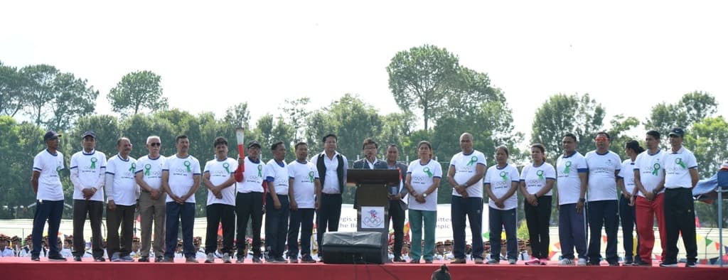 विविध कार्यक्रम गरेर ओलम्पिक दिवस मनाईयो