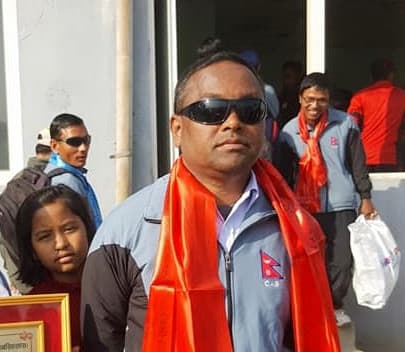 नेत्रहीन क्रिकेटको अध्यक्षमा पुन: पवन