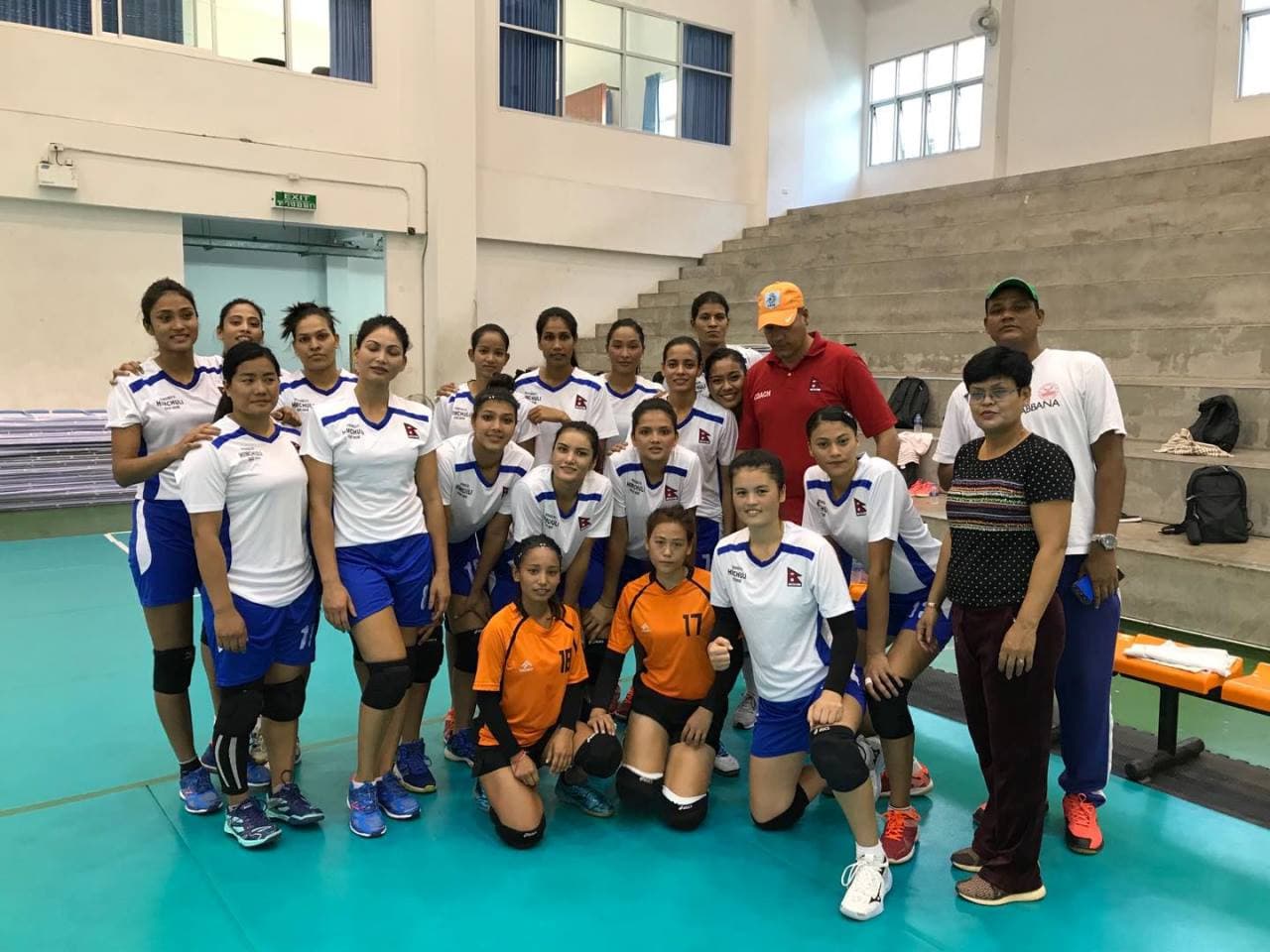 महिला भलिबल टिम आज स्वदेश फर्कदै