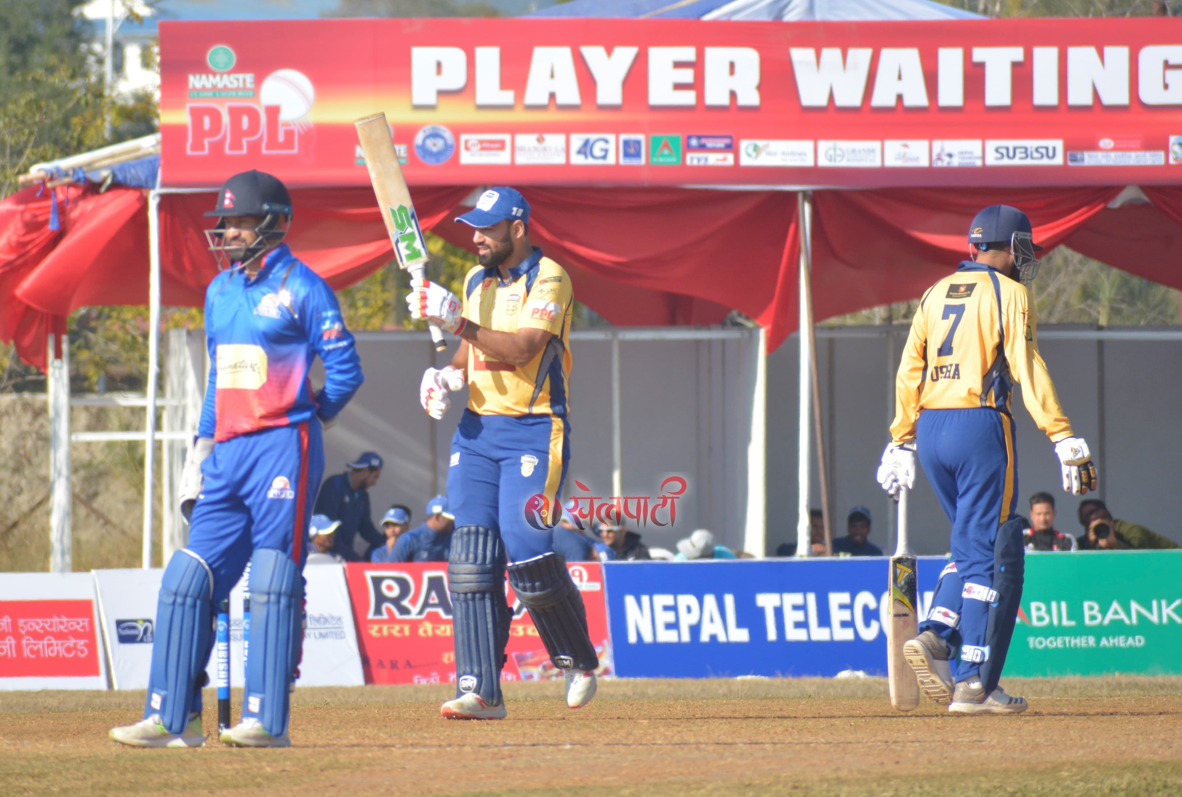 पोखराविरुद्ध बाबरको अर्धशतक