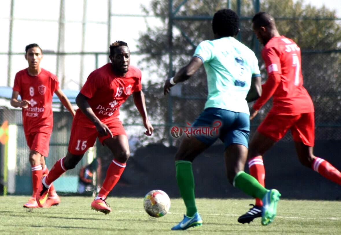 पहिलो हाफमा जावलाखेललाई अग्रता