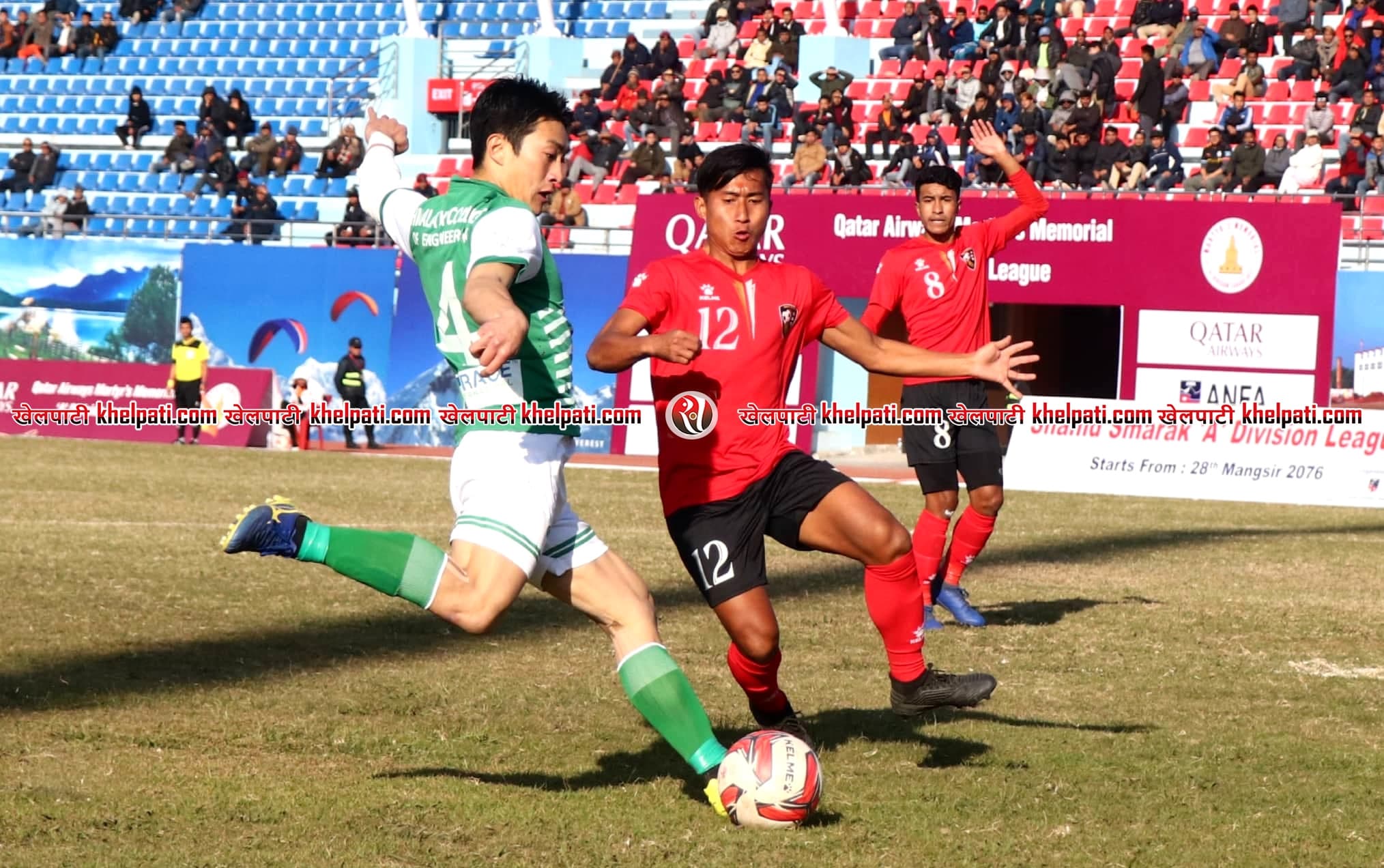 पहिलो हाफमा एनआरटीलाई १-० को अग्रता