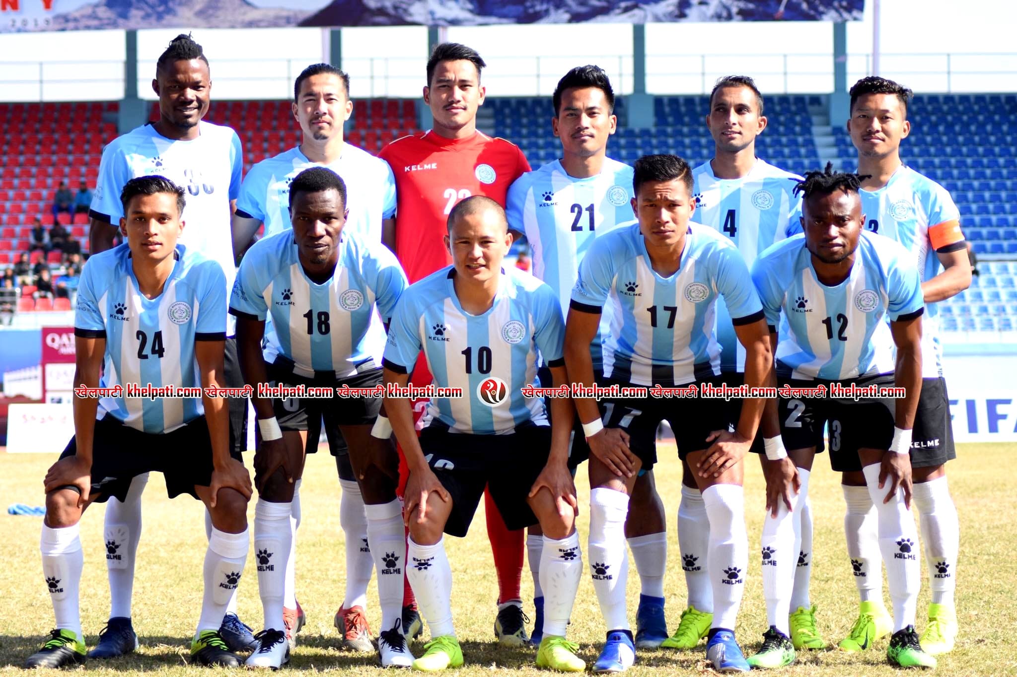 पहिलो हाफमा मनाङ १-० ले अघि