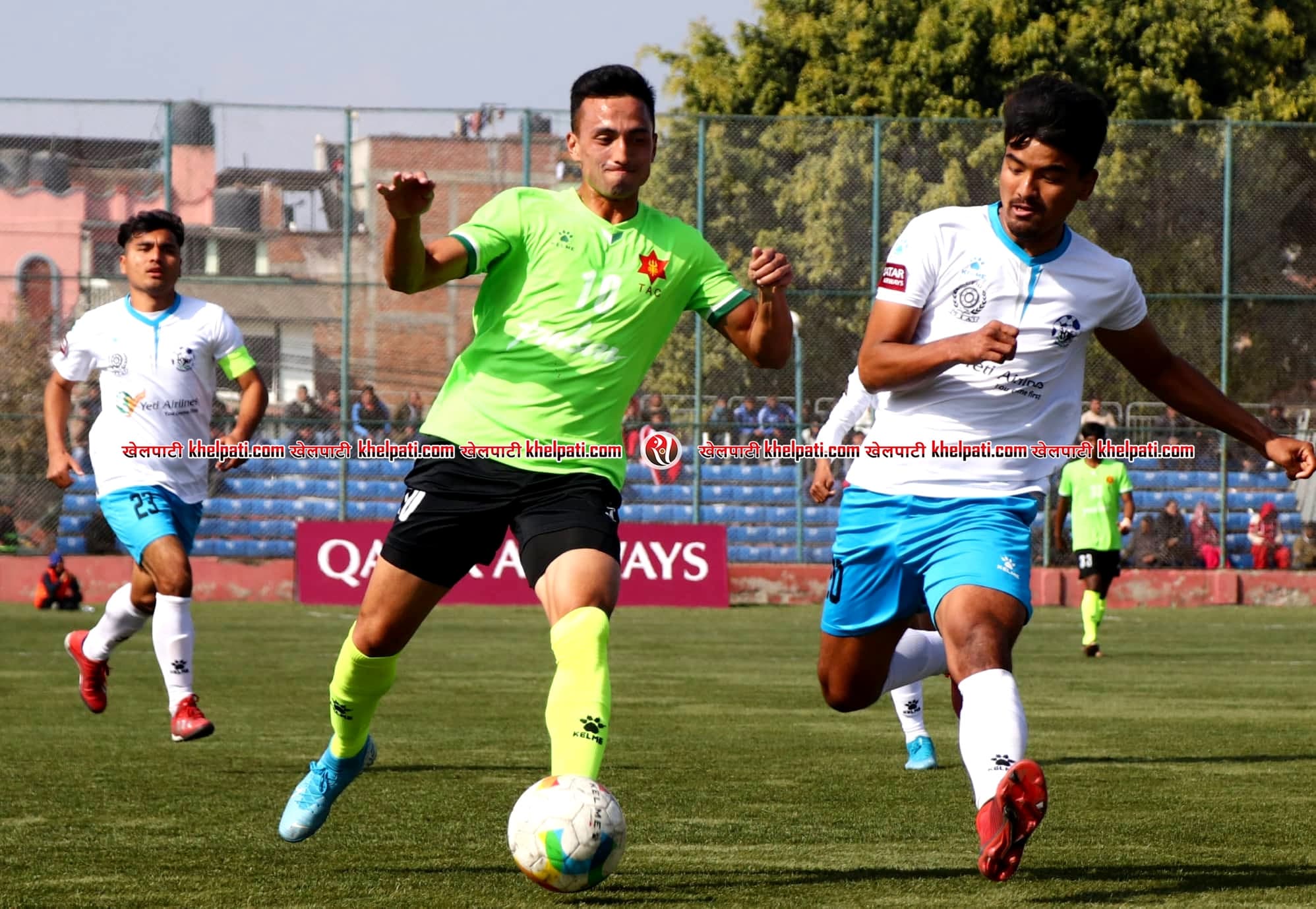 पहिलो हाफमा आर्मी र शेर्पाको बराबरी