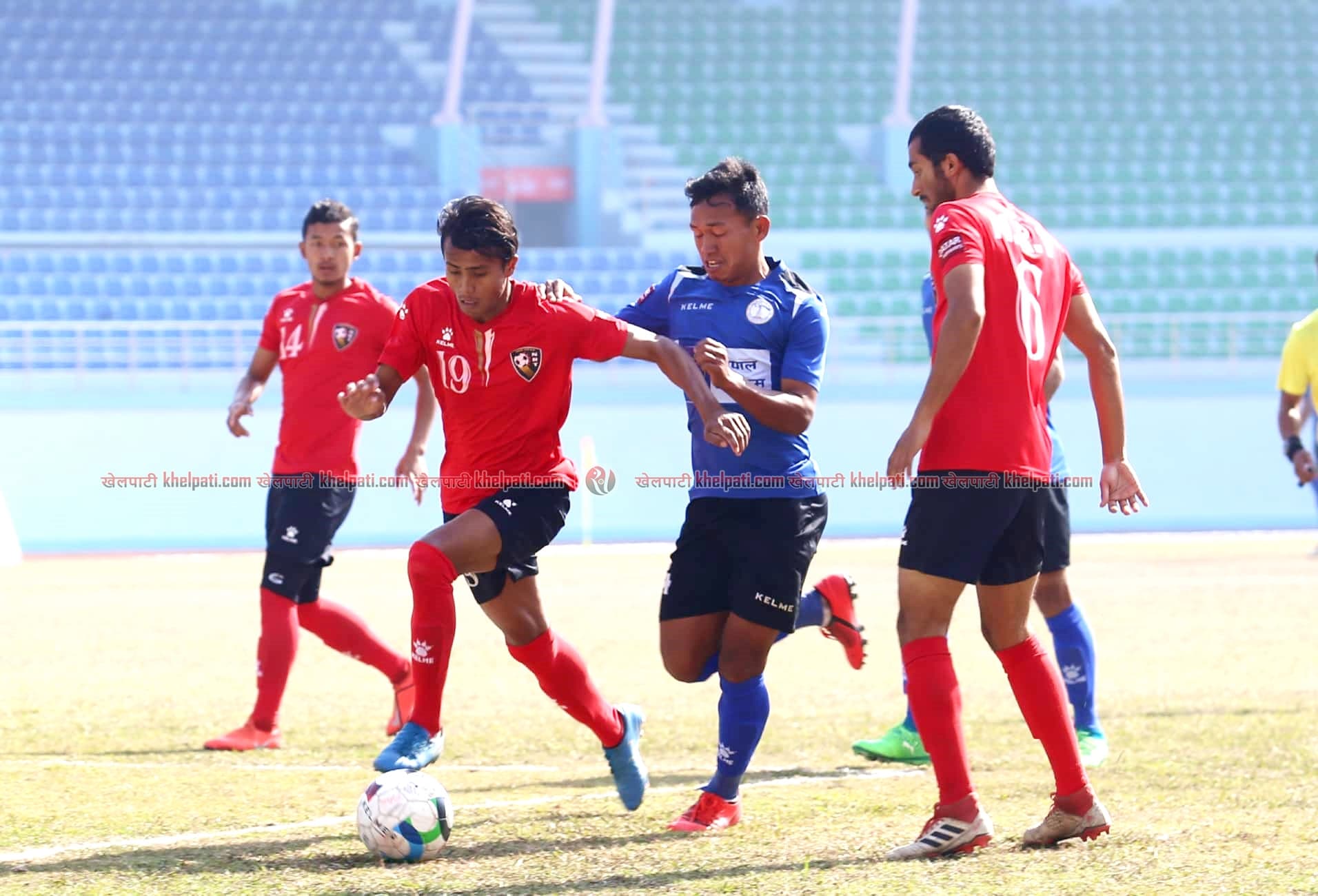 दर्शनको गोलमा पुलिस पराजित