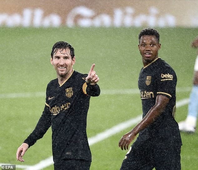 फाती चम्किदा बार्सिलोनाकाे जित