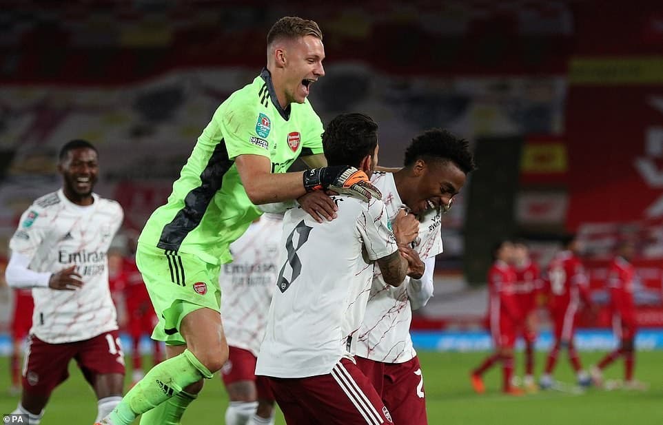 लिभरपुललाई हराउँदै आर्सनल क्वार्टरफाइनलमा