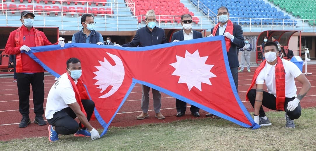 बंगलादेश जाँदै राष्ट्रिय फुटबल टिम