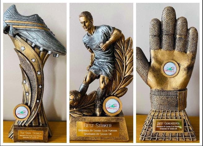 आहा रारा गोल्डकप : विधागत ट्रफी बेलायतबाट आउने