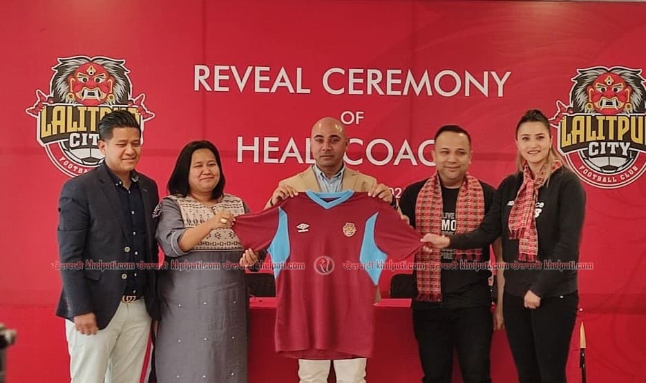 ललितपुर सिटी एफसीको जर्सी सार्वजनिक