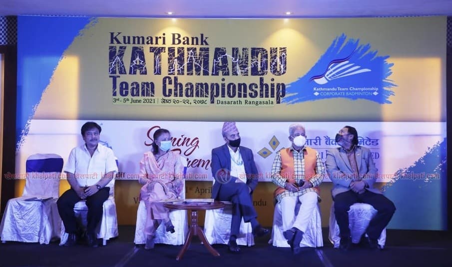 काठमाडौं टिम च्याम्पियनसिप ब्याडमिन्टन पुसमा