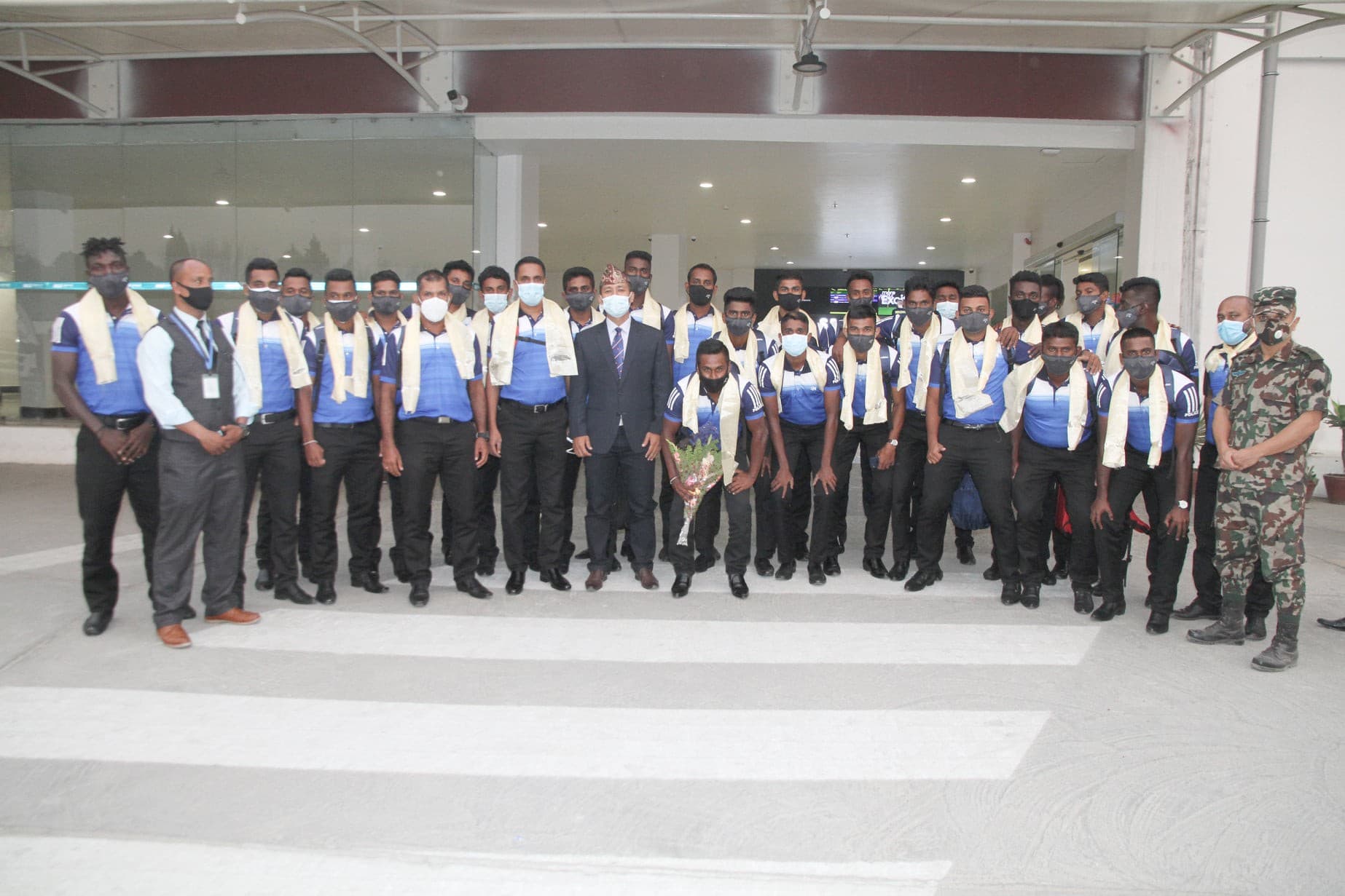 नेपाल आईपुग्यो श्रीलंका पुलिस टिम