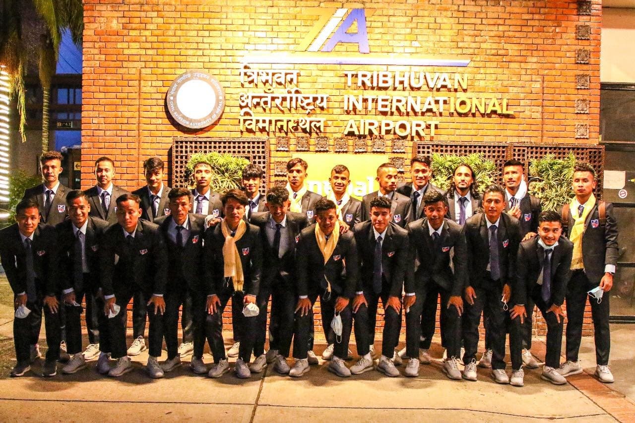 राष्ट्रिय फुटबल टिम इराक प्रस्थान