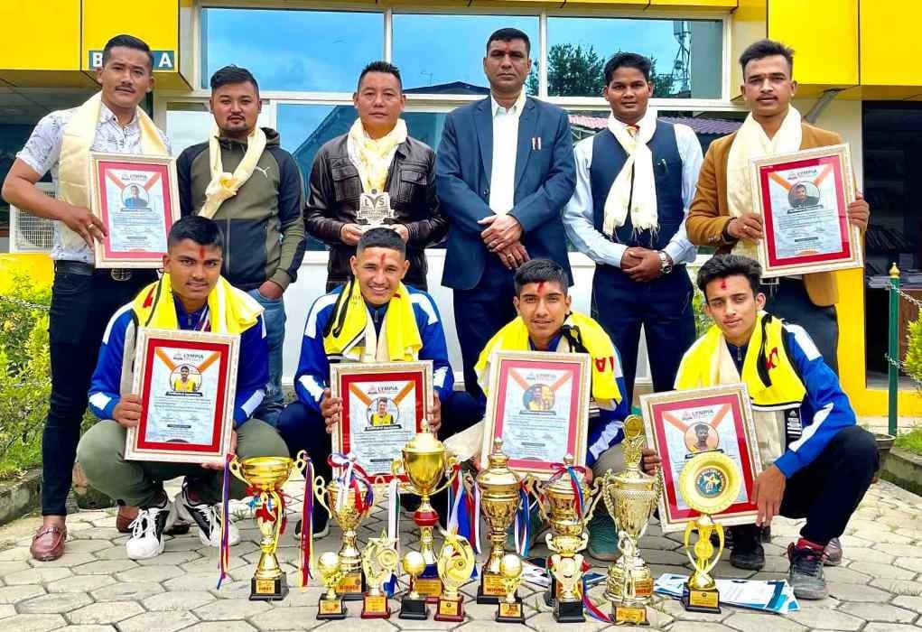 लिम्पियाद्वारा खेलाडी सम्मानित