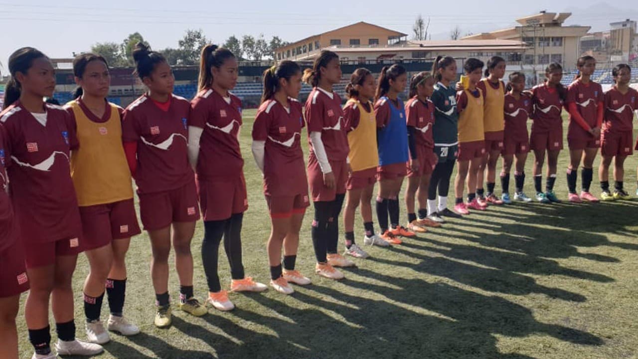 यु–१९ साफका लागि ४० खेलाडी प्रशिक्षणमा