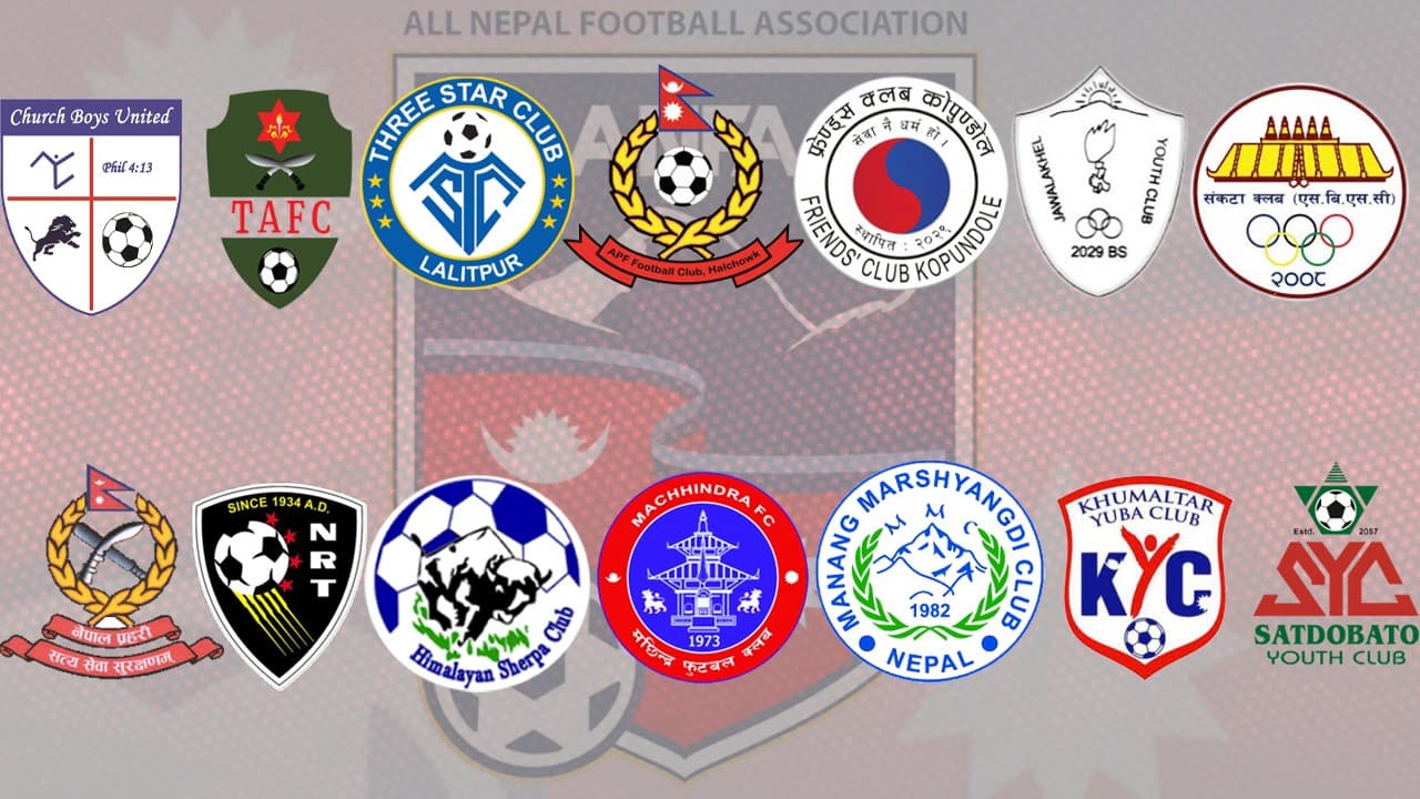 'ए' डिभिजन लिग : सबै १४ क्लबले गरे दर्ता