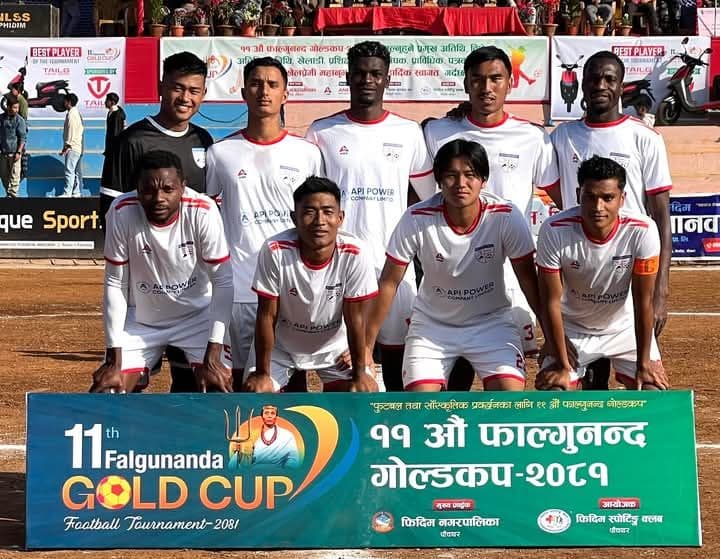 चर्च ब्वाइज र झापा ११ ले सिक्किममा गोल्डकप खेल्ने