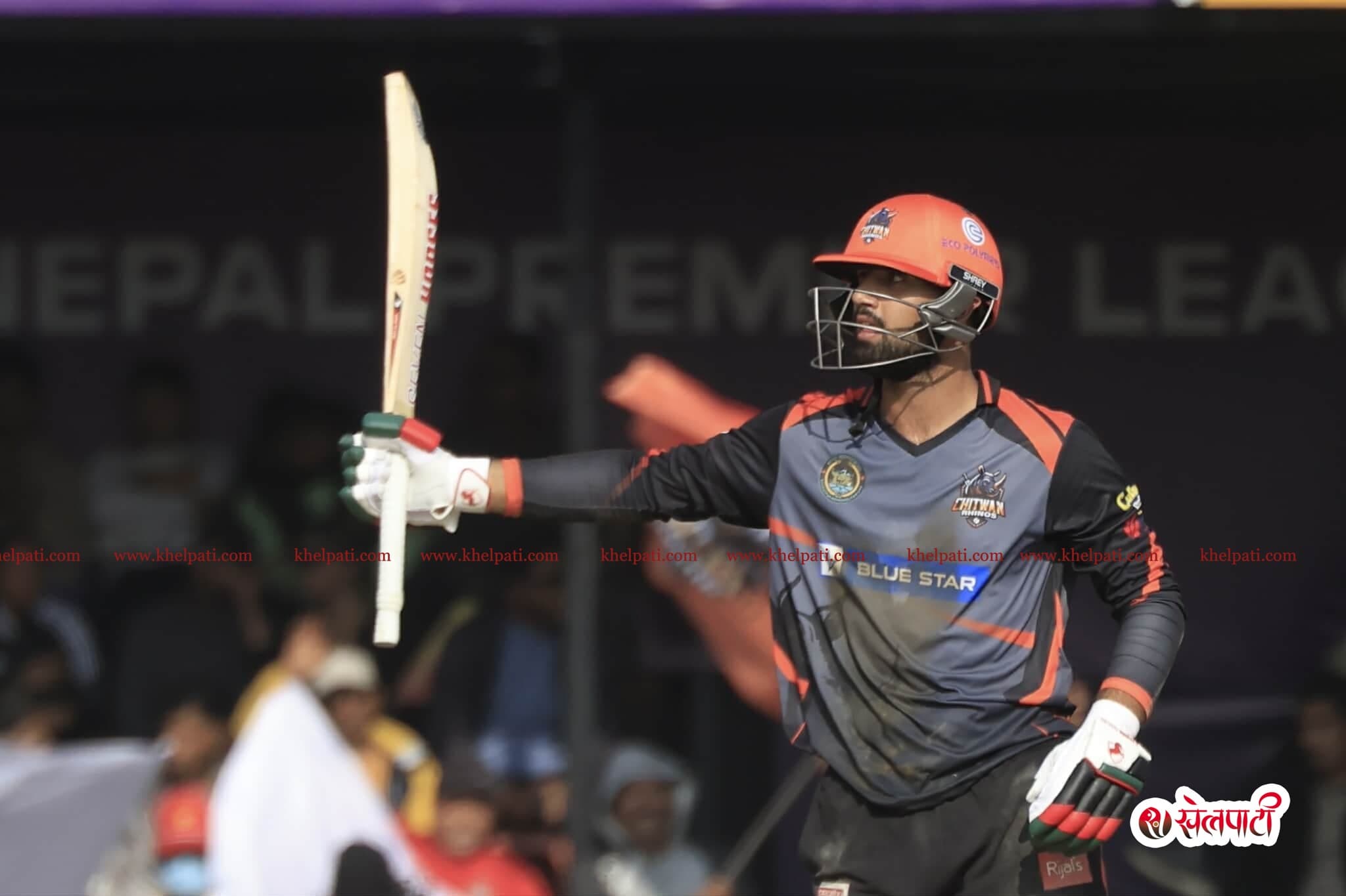 सुदूरपश्चिमविरुद्ध हसनको अर्धशतक