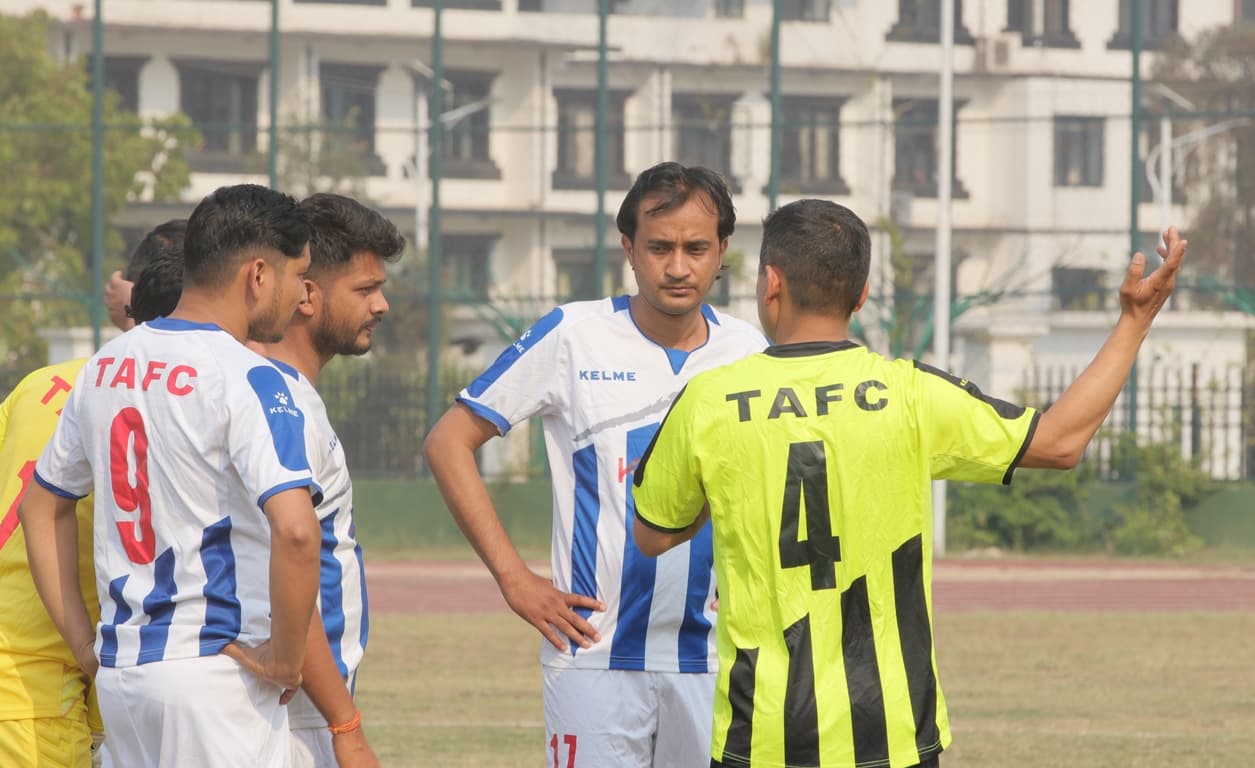 मैत्रीपूर्ण फुटबलमा सेनासँग पत्रकारको टोली पराजित