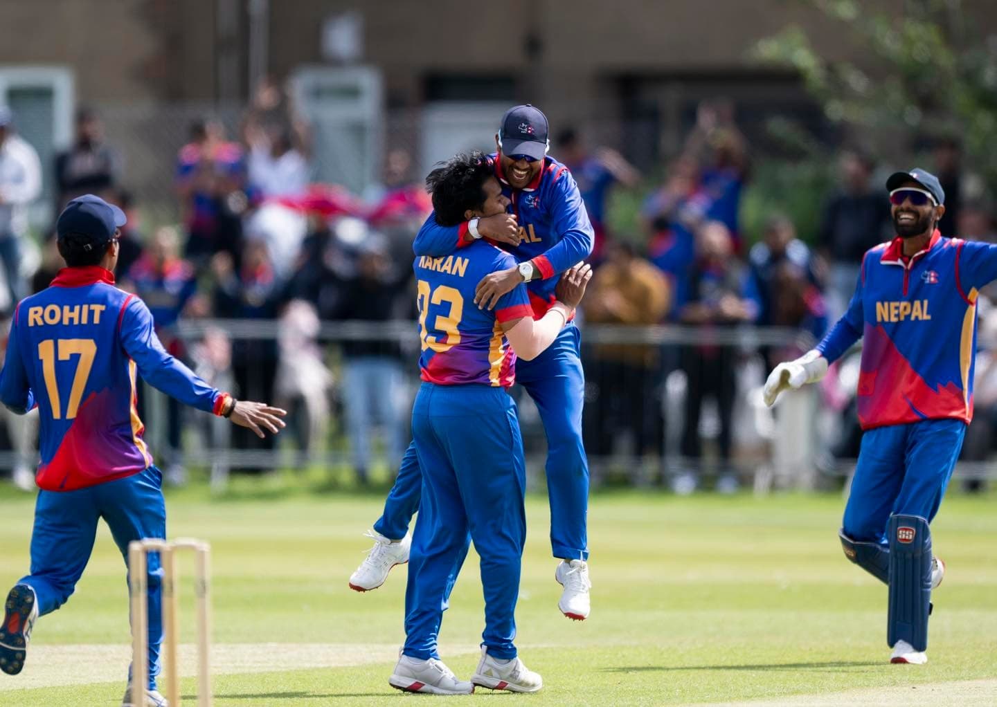 स्कटल्यान्डविरुद्ध  नेपालको रोमाञ्चक जित