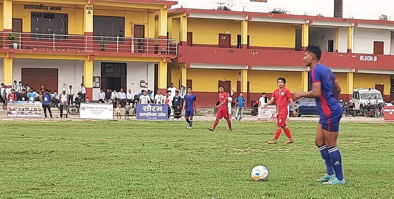 लिस्नुकप फुटबलमा राईजिङ्ग स्टार बिजयी                                                                                                  