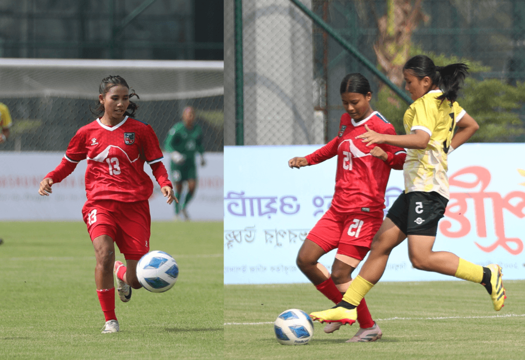 भुटानविरूद्व पूर्णिमा र मीना आक्रमण सम्हाल्ने