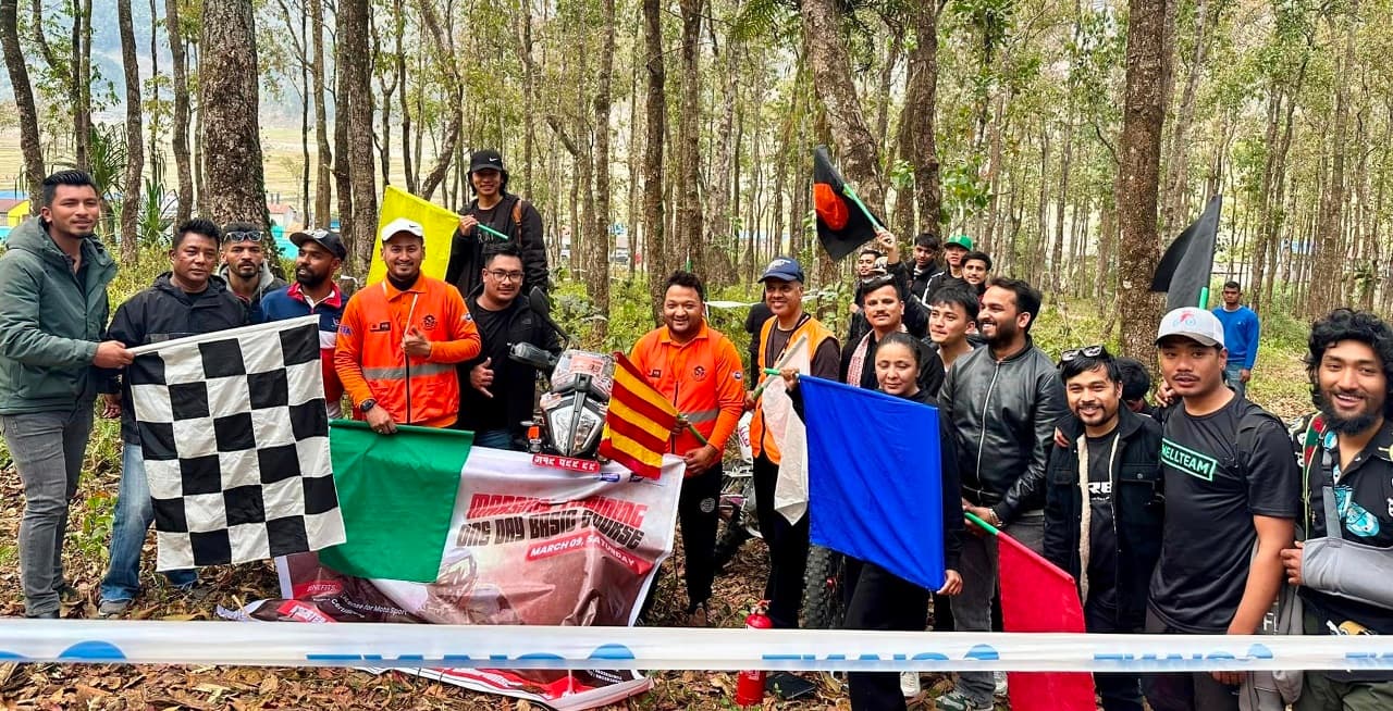 पोखरामा पहिलोपटक मोटर स्पोर्ट्सको मार्सल तालिम