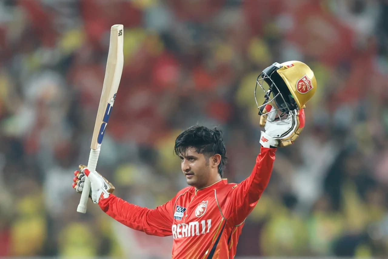 प्रियान्सको शतक, चेन्नईलाई पञ्जाबको विशाल लक्ष्य