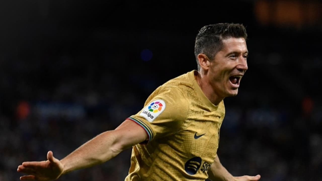 लेवान्डोस्की चम्किदा बार्सिलोनाको जित