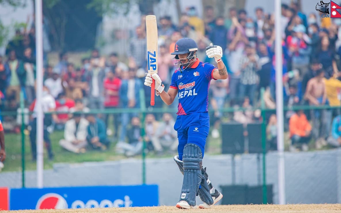 नेपालको लगातार विकेट पतन, सोमपाल पनि आउट