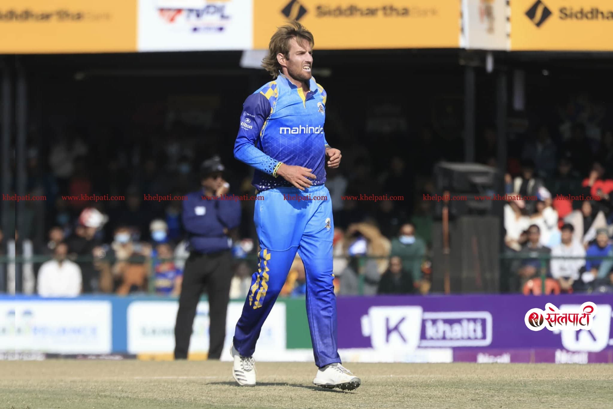 विलियम एक्लैले लिए पोखराको ६ विकेट