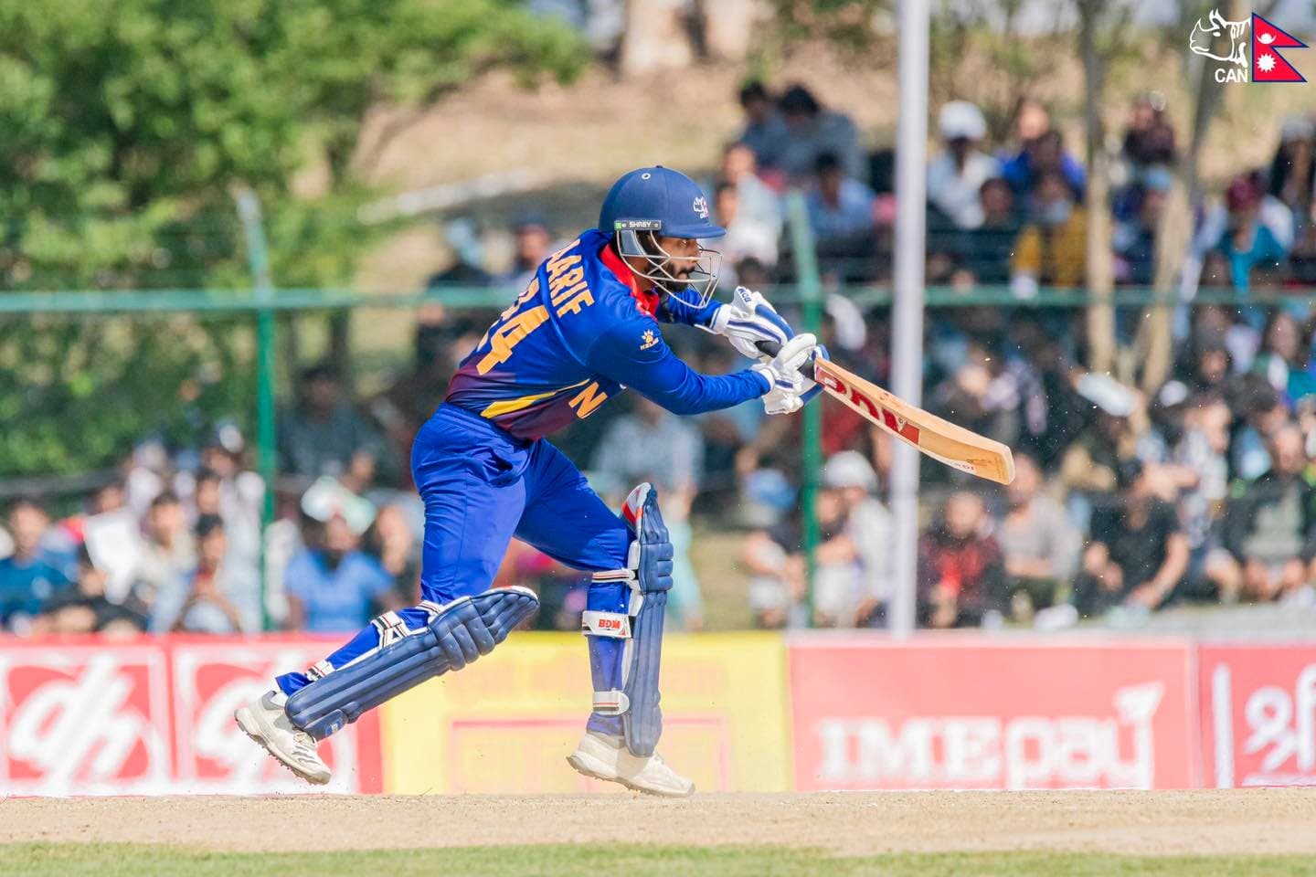 ३३ बल खेलेर आउट भए आरिफ