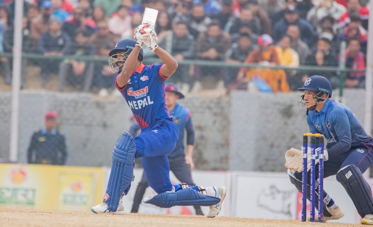 नेपाल १६८ रनमा अलआउट !