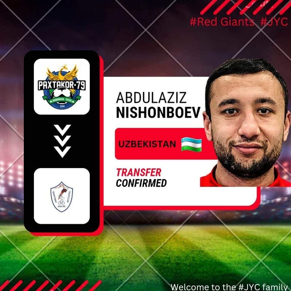 उज्वेकिस्तानका मिडफिल्डर जावलाखेलमा