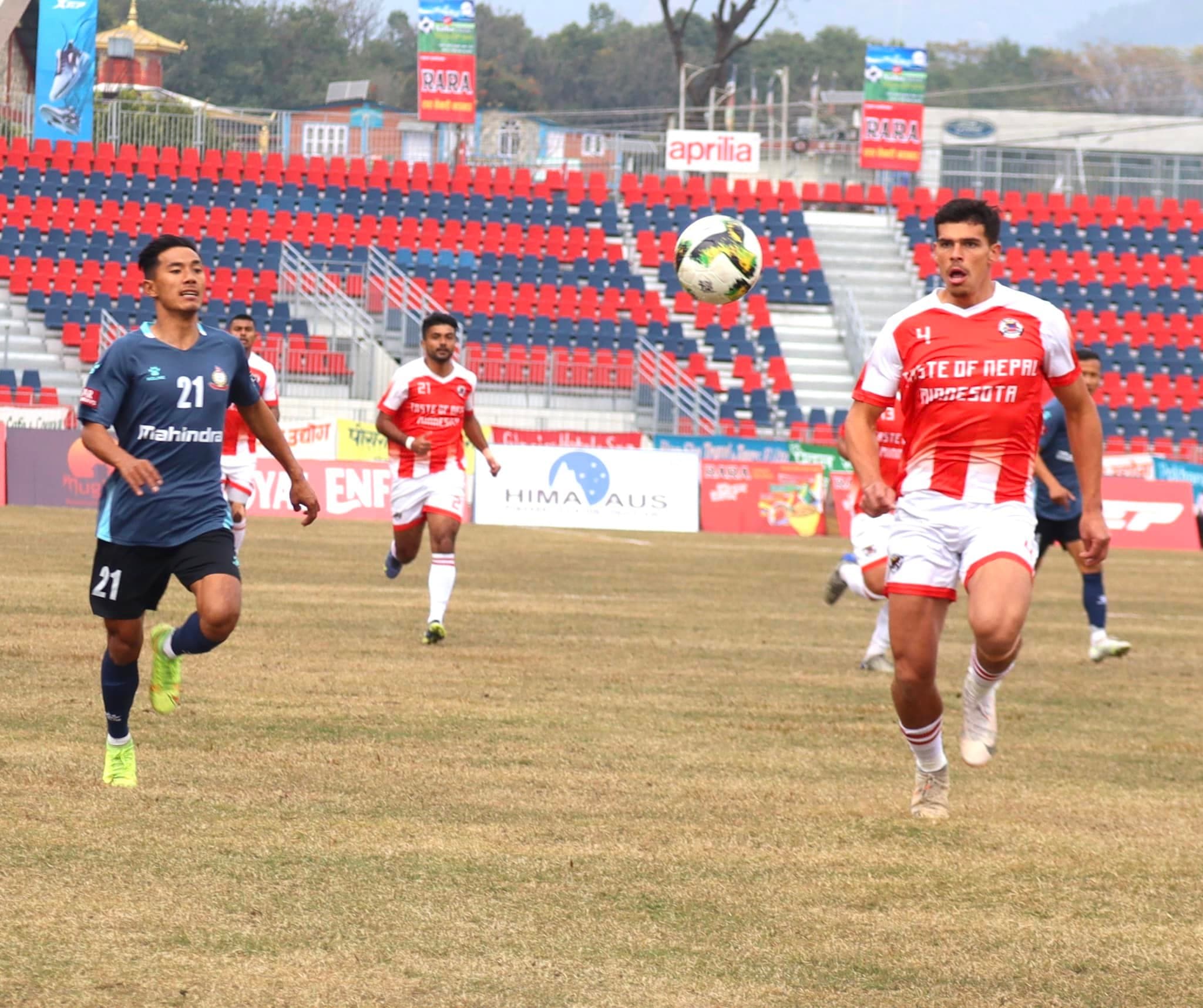 पहिलो हाफमा एपीएफ र बीवाईएससीको बराबरी  