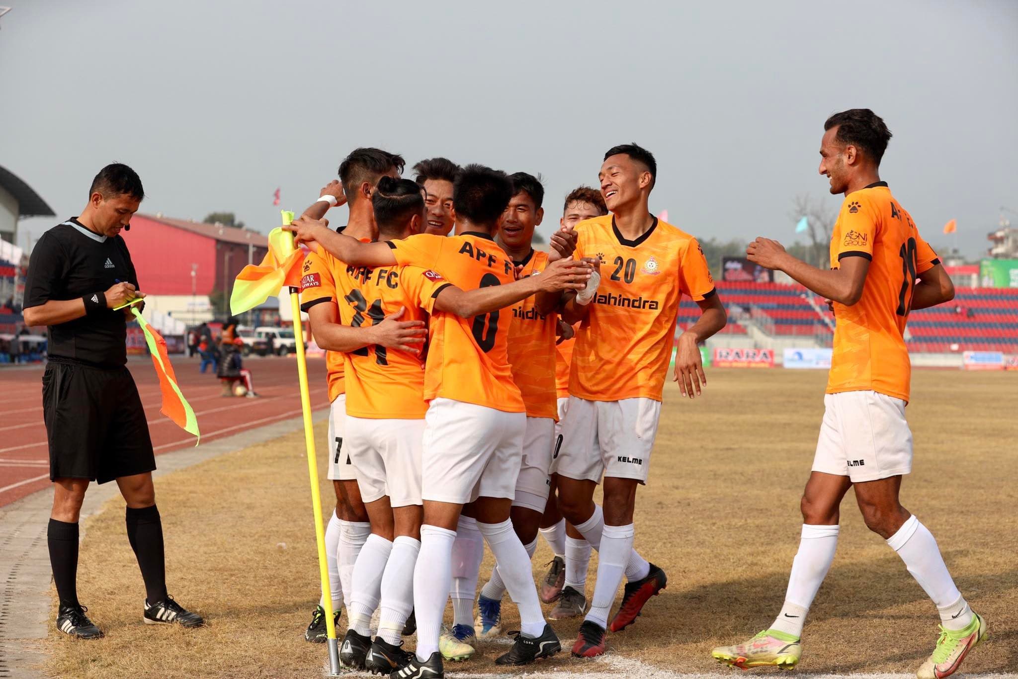 धरानलाई हराउँदै एपीएफ सेमिफाइनलमा