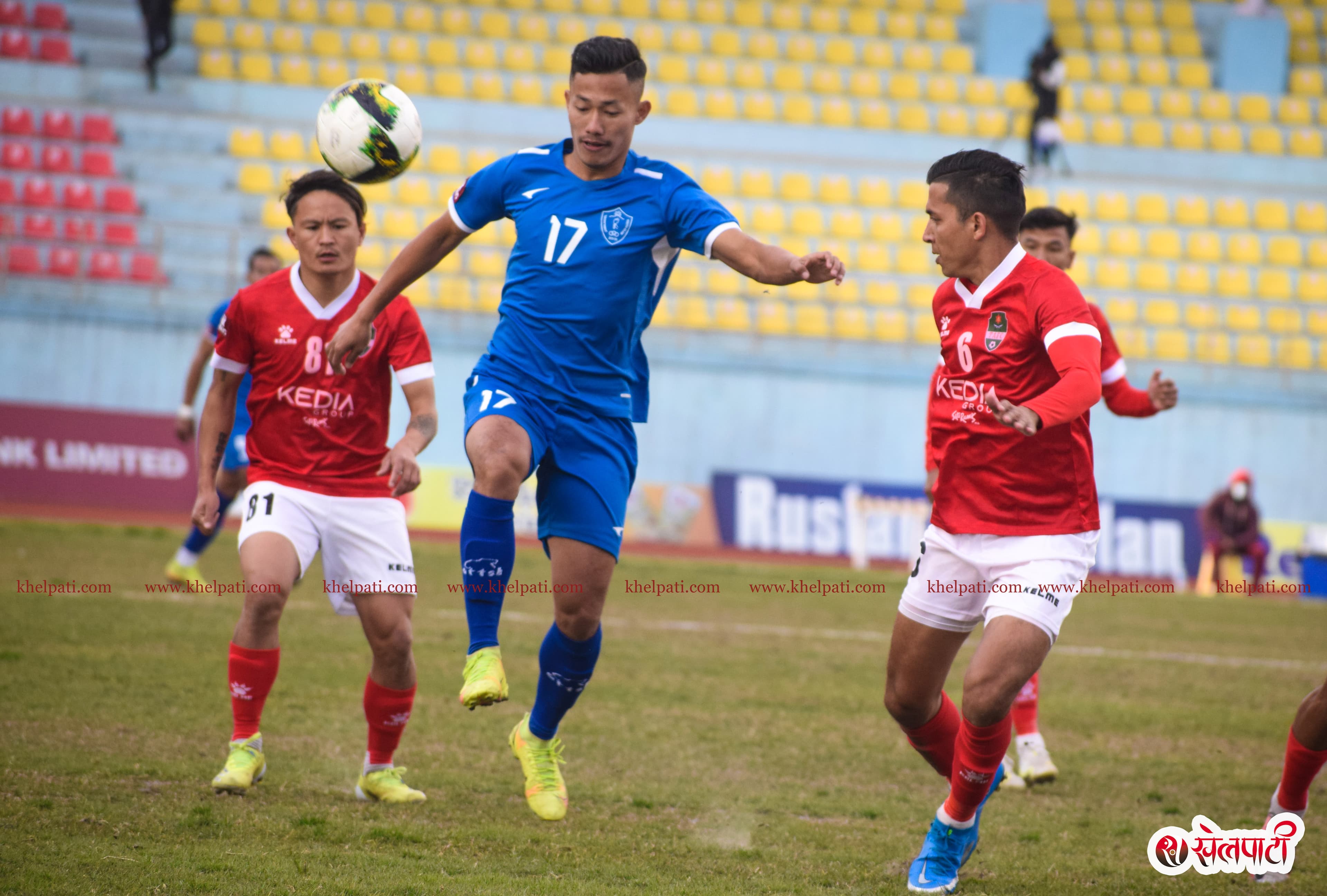 पहिलो हाफमा आर्मी र जावलाखेलको बराबरी