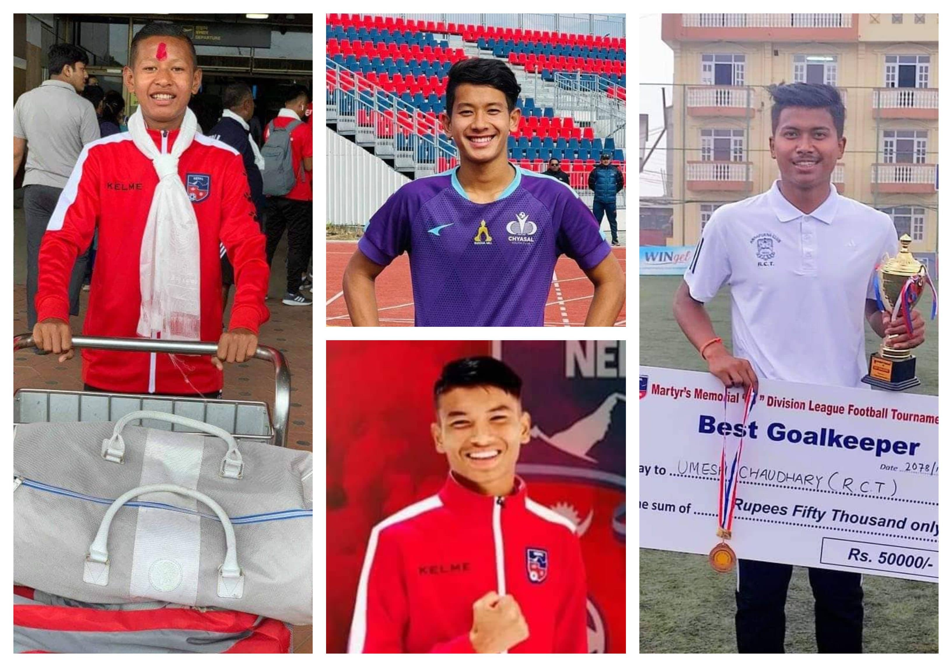 यू-२० फुटबल टोलीमा बाराका ४ जना