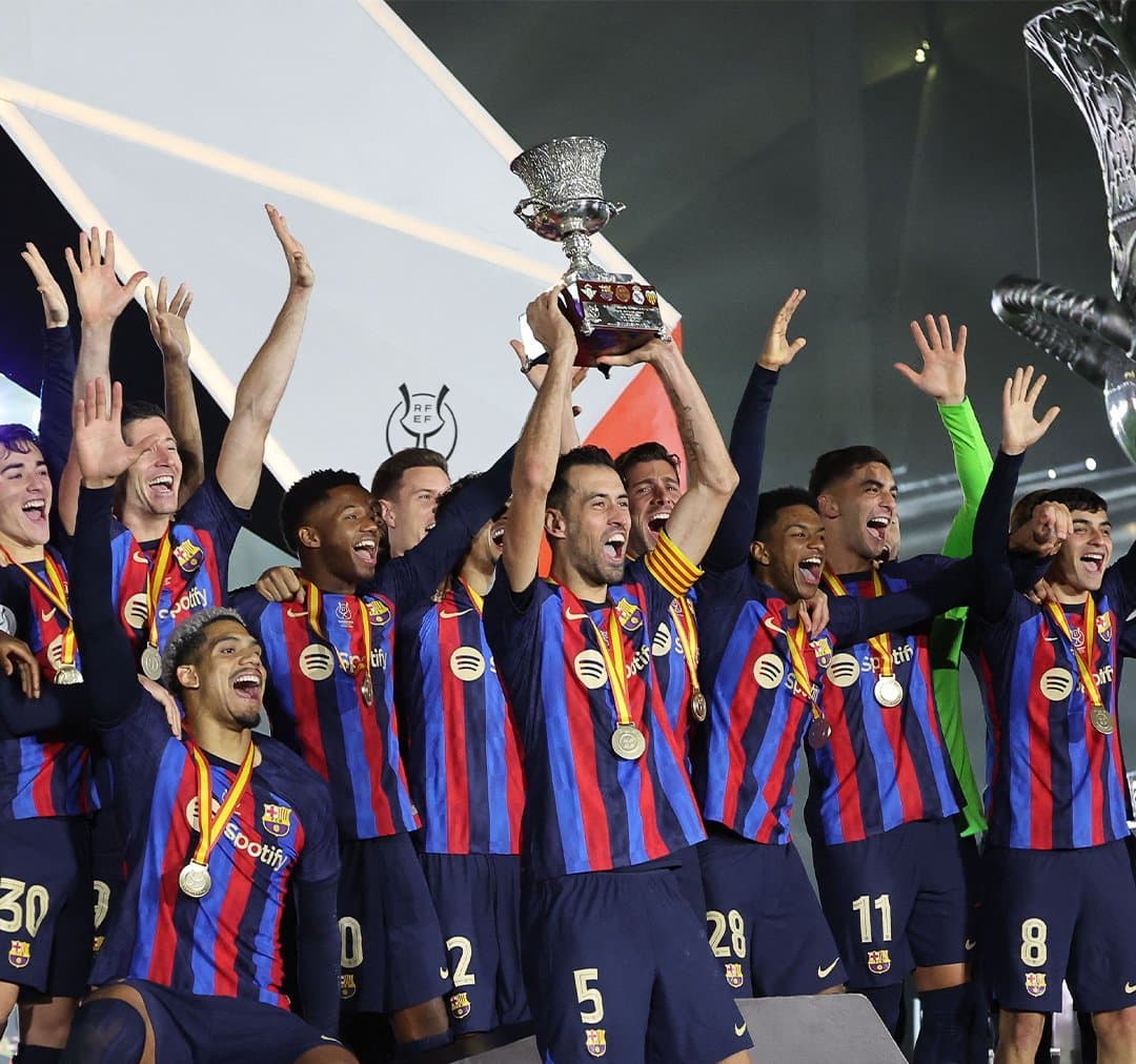 बार्सिलोनालाई सुपर कपको उपाधि