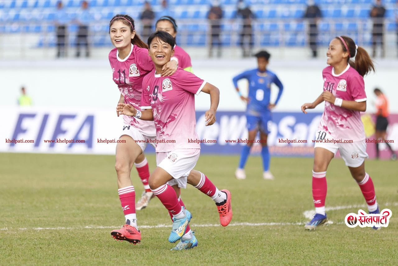 भुटान एएफसी  महिला एसियन कप छनोटबाट बाहिरियो