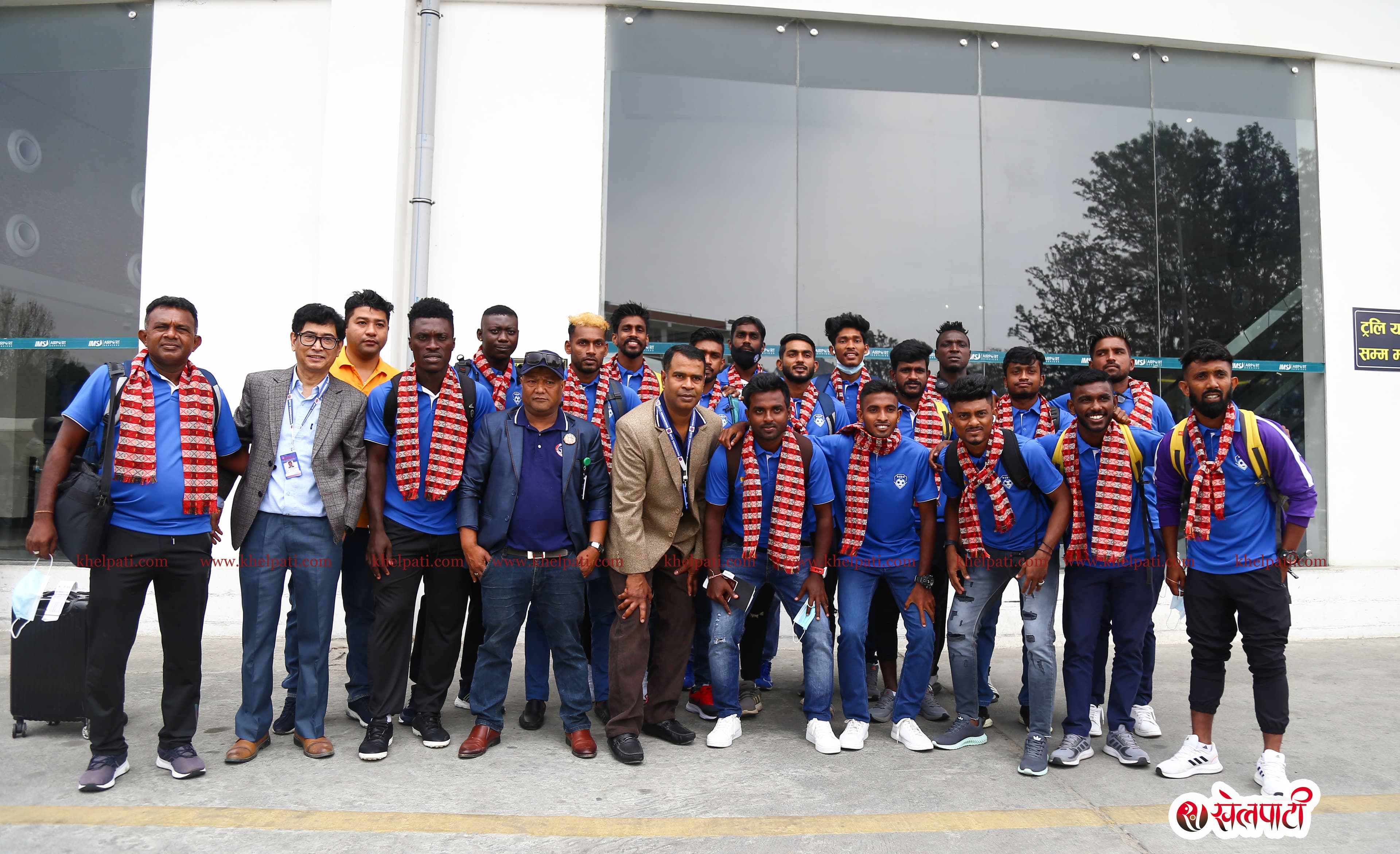 मछिन्द्रसँग खेल्ने ब्लु स्टारको टोली नेपालमा