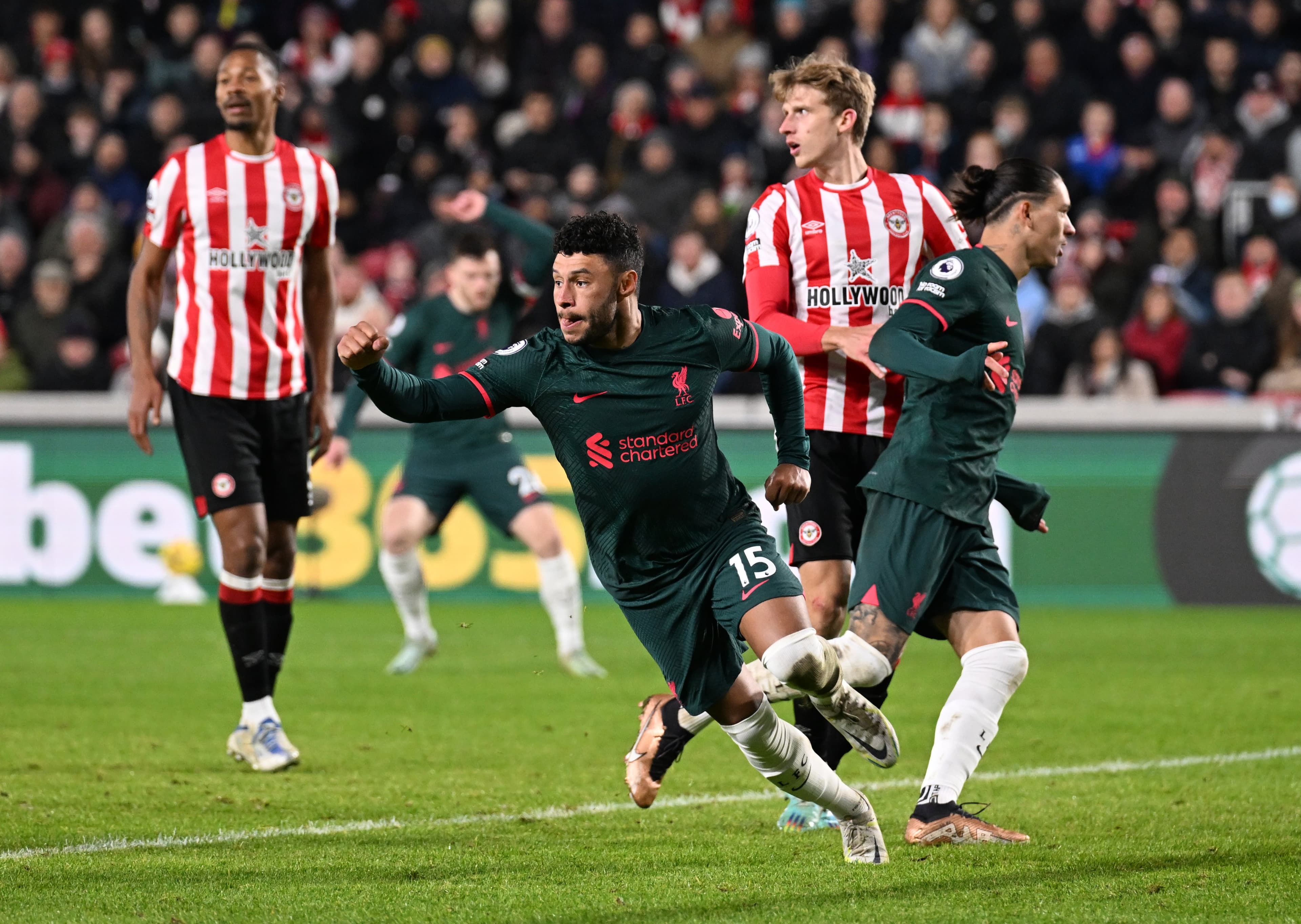 ब्रेन्टफोर्डसँग हार्यो लिभरपुल