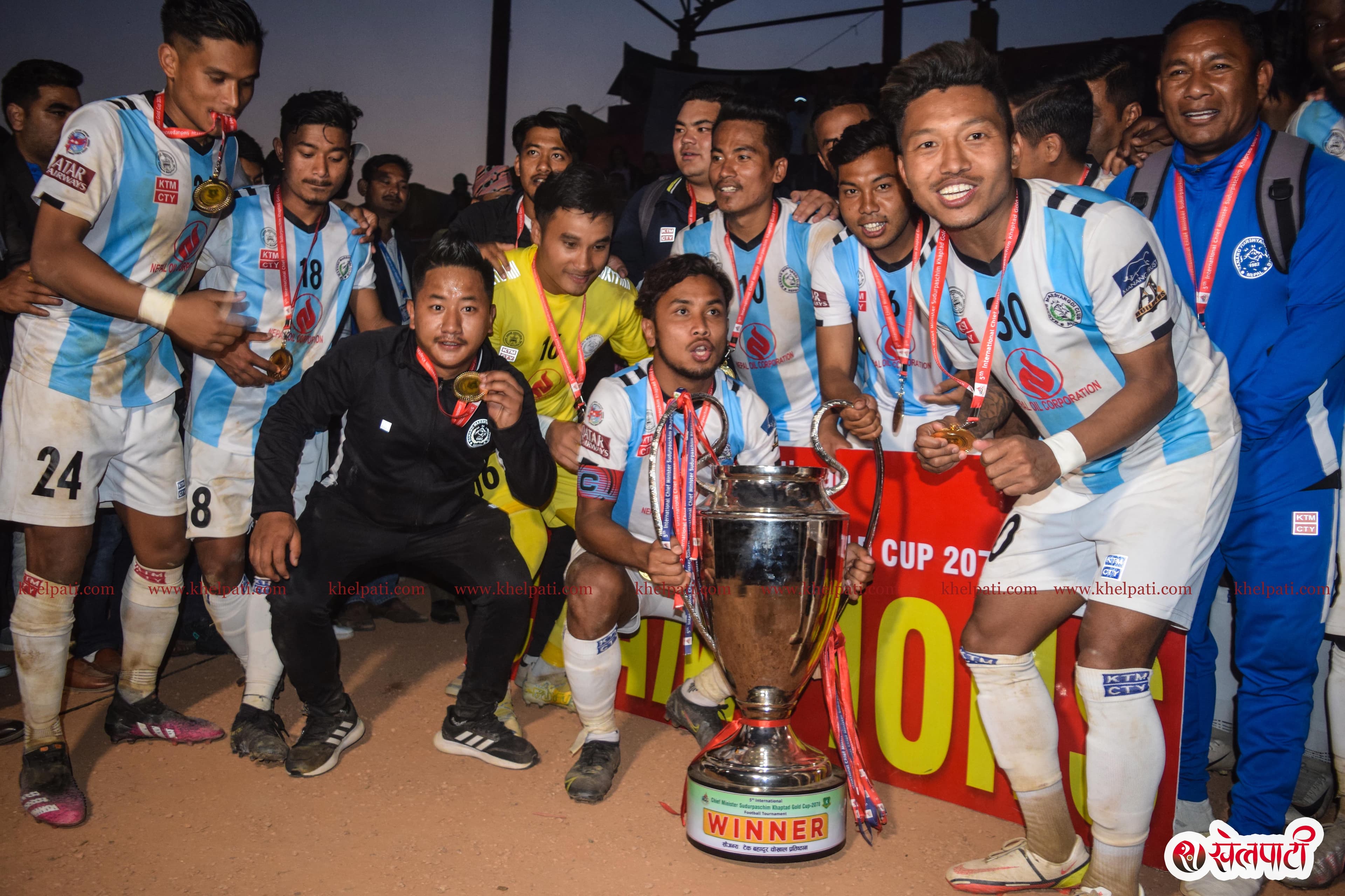 मनाङलाई खप्तड गोल्डकपको उपाधि