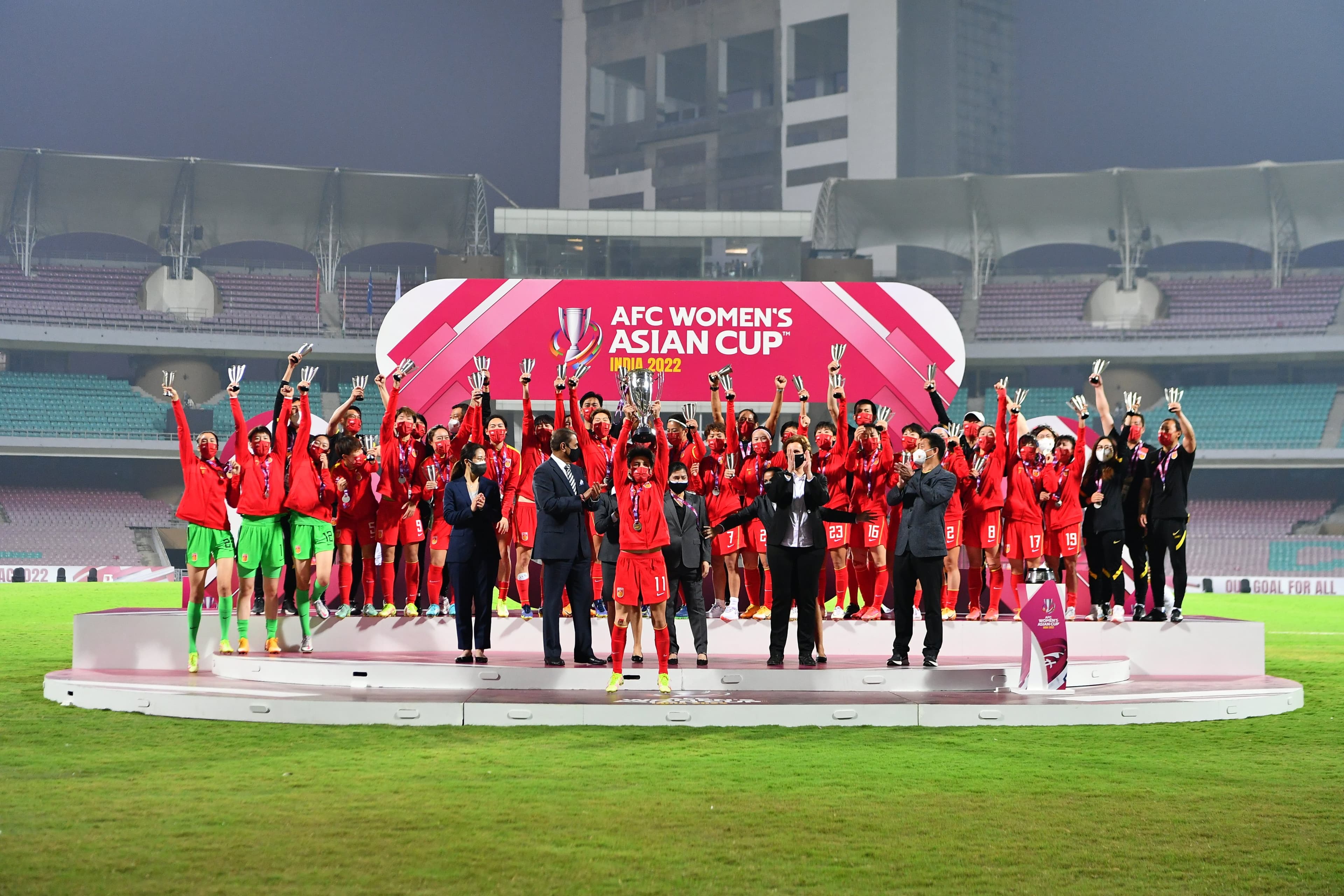 चीनलाई एसियन कपको उपाधि